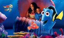 Nemo and Dori from Finding Nemo - The Musical located inside Disney’s Animal Kingdom theme park.