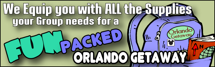 We equip you with all the supplies your group needs for a fun packed Orlando getaway. call 407-595-9551