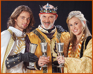 The Noble Family at Medieval Times Dinner Show.