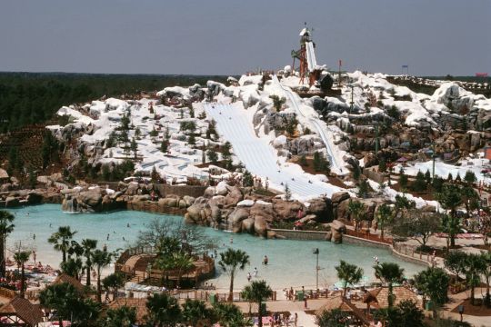 Blizard Beach waterpark at Walt Disney World Resort. Get cheap Blizzard Beach tickets for your group. Call Orlando Group Getaways.