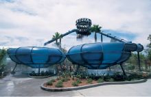 TheStorm ride inside Wet and wild water park in orlando.  Discount tickets for wet ’n wild for your groupare available with orlando group getaways.