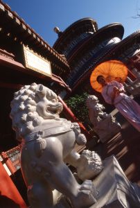 A picture of China at EPCOT theme park in the Walt Disney World resort.