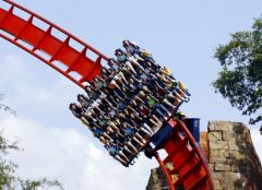 Sheikra at Busch Gardens is a thrill ride for those that love roller coasters. Get group discount tickets to Busch Gardens with Orlando Group Getaways.