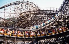Gwazi at Busch Gardens is a wooden rollercoaster that is just awesome. One of the favorites among youth groups.