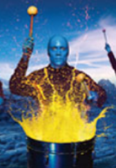 Blue Man Group Universal Orlando is a fun and entertaining show that is perfect for groups of all ages. get group disocunt tickets through Orlando Group Getaways.
