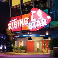 Catch a Rising Star at CityWalk is a fun karaoke style club located at Universal Orlando.