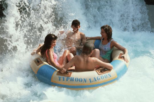 Gang Plank Falls is a family raft ride at Disney’s Blizzard Beach waterpark. Get group disocunt tickets for Typhoon Lagoon with Orlando Group Getaways.